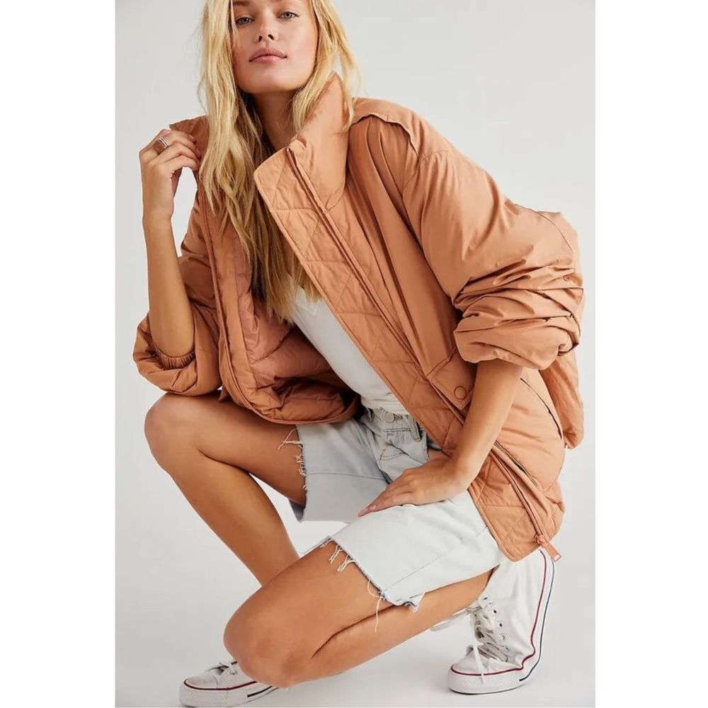 Free People X We The Free Duvet Bomber Jacket Size Medium New